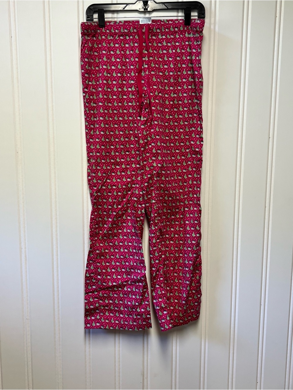 Vineyard Vines Christmas Whale Pajama Pants Woman Small Pink Holiday Sleep Pants